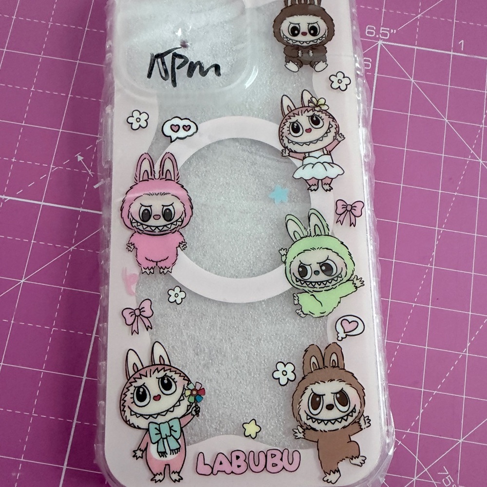 iPhone 15 Pro Max Labubu Character Phone Case